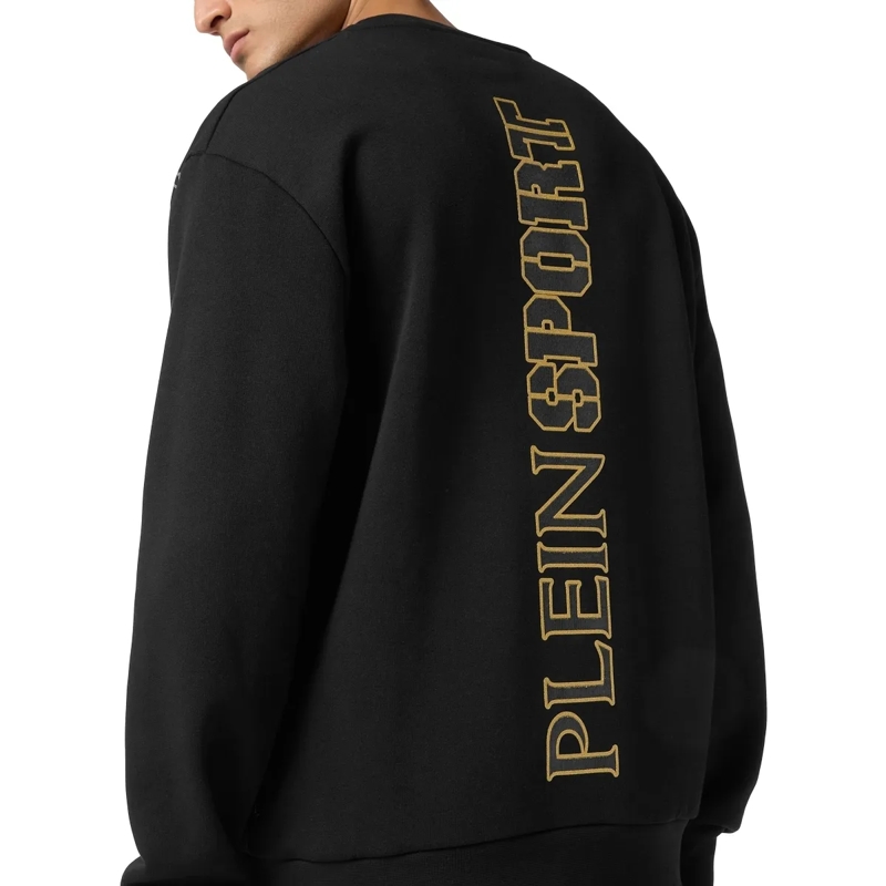 Plein Sport Top Sweatshirt Scratch schwarz(Image 3)