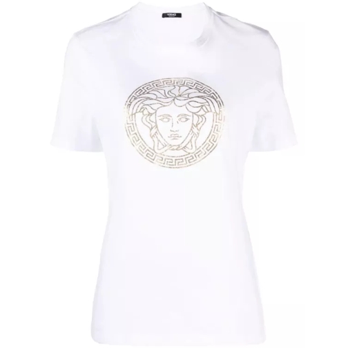 Versace White Medusa Foil T-Shirt White 