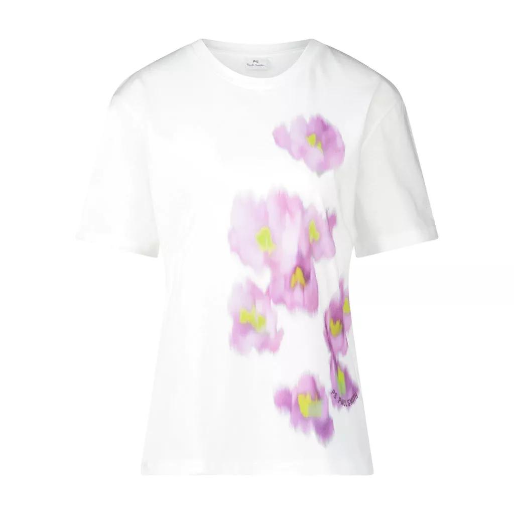 Paul Smith - T-Shirt mit Wasserfarben-Print - Größe XL - white