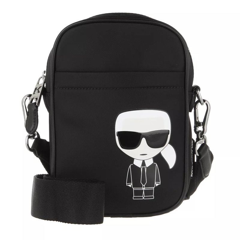 Karl Lagerfeld Crossbody Bag K/Ikonik Nylon Crossbody A999 Black