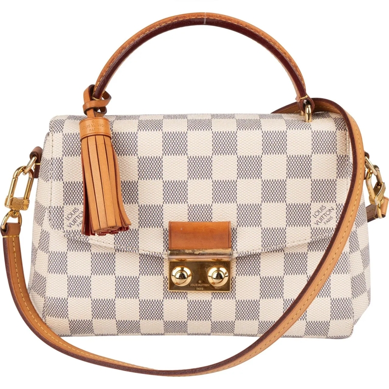 Louis Vuitton Tote Louis Vuitton Monogram Damier Azur Croisette Handb weiß