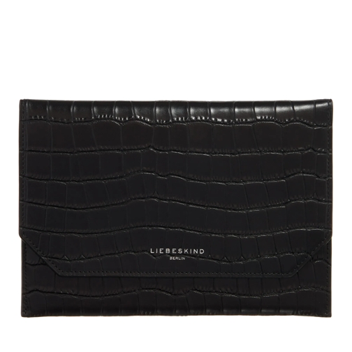 Liebeskind Berlin Lora Croco Black Clutch