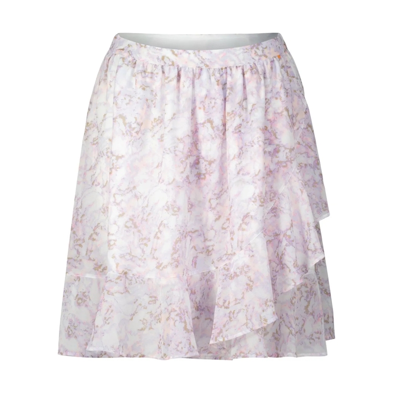 Boss Minirock Minirock Vrenzy in Wickeloptik lila