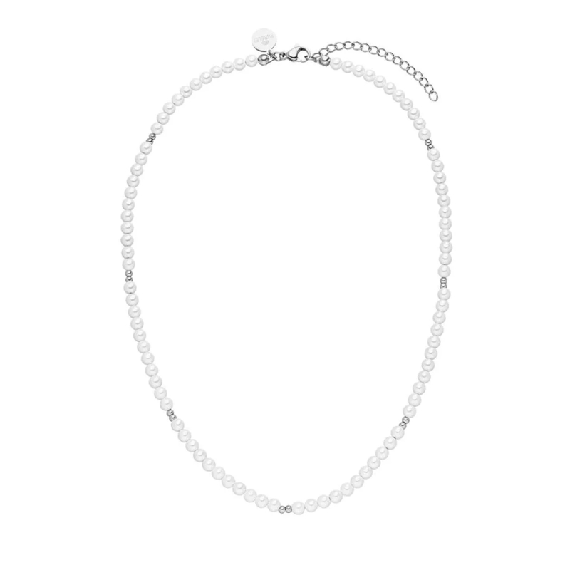 Purelei Mittellange Halskette Perlenkette Finesse silber