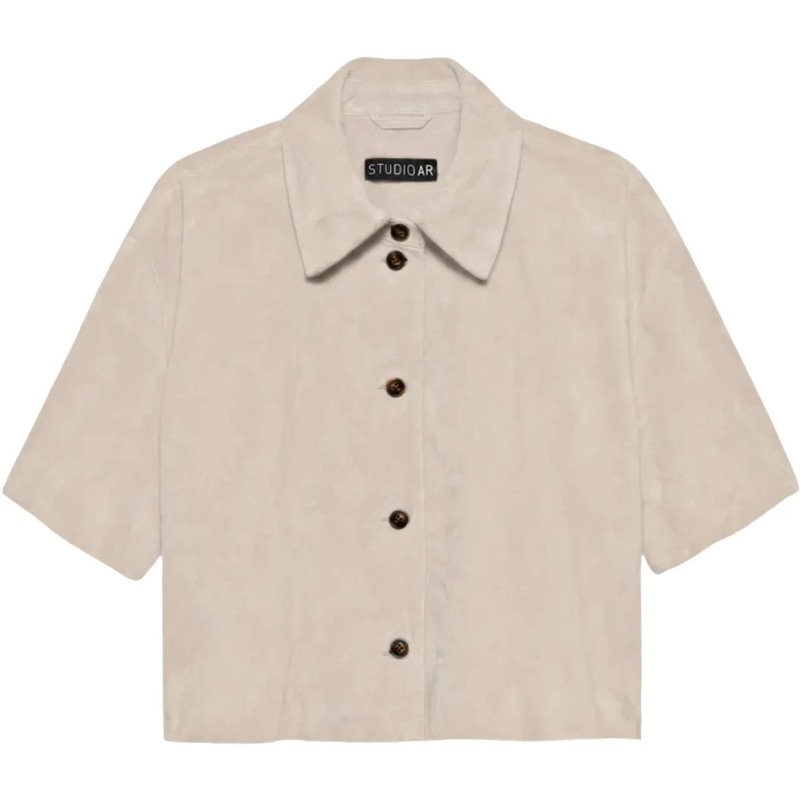 STUDIO AR Trenchcoat Studio Ar Eveline  Lichtgrijs 005l261018.01 grau