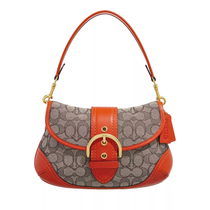 Coach signature hobo sale