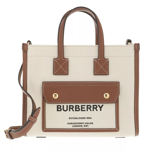 Burberry Mini Freya Tote Bag Natural Tan Fourre-tout