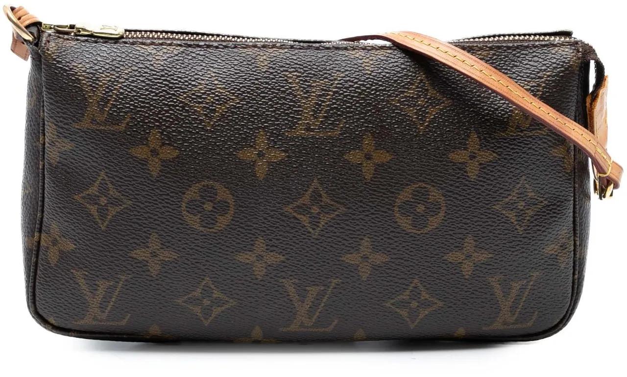 Louis Vuitton Hobo Bags - Monogram Pochette Accessoires - Gr. unisize - in Braun - für Damen