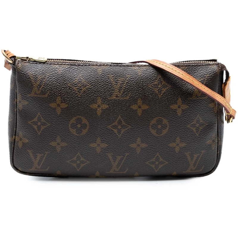 Louis Vuitton Schultertasche Monogram Pochette Accessoires braun