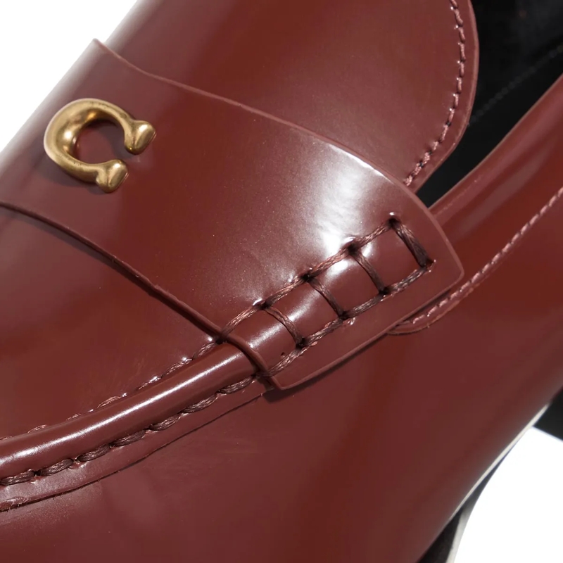 Coach Loafer Natalie Leather Loafer Dark Neutral(Image 4)