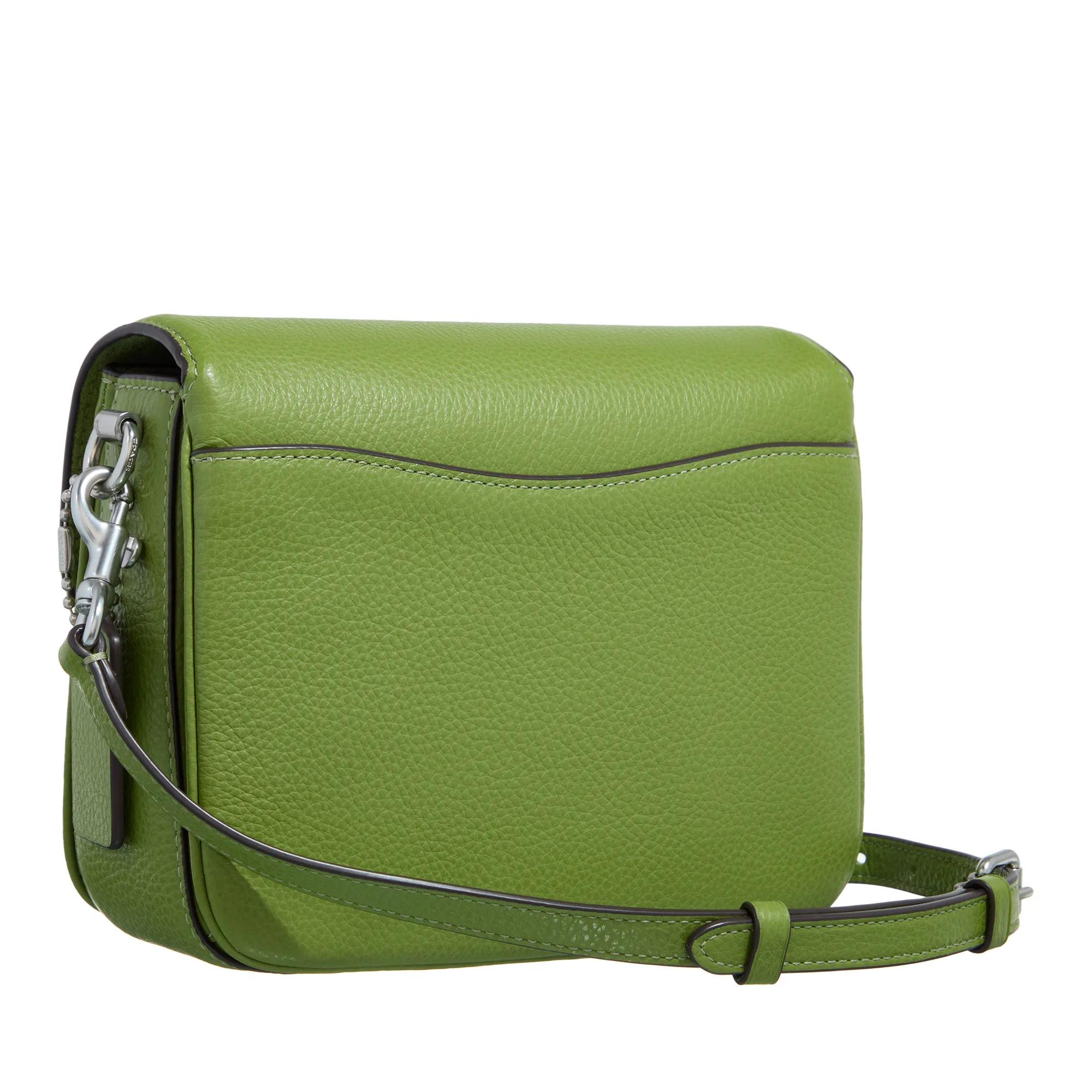 Coach Crossbody bags Polished Pebbled Leather Cassie Crossbody 19 in groen