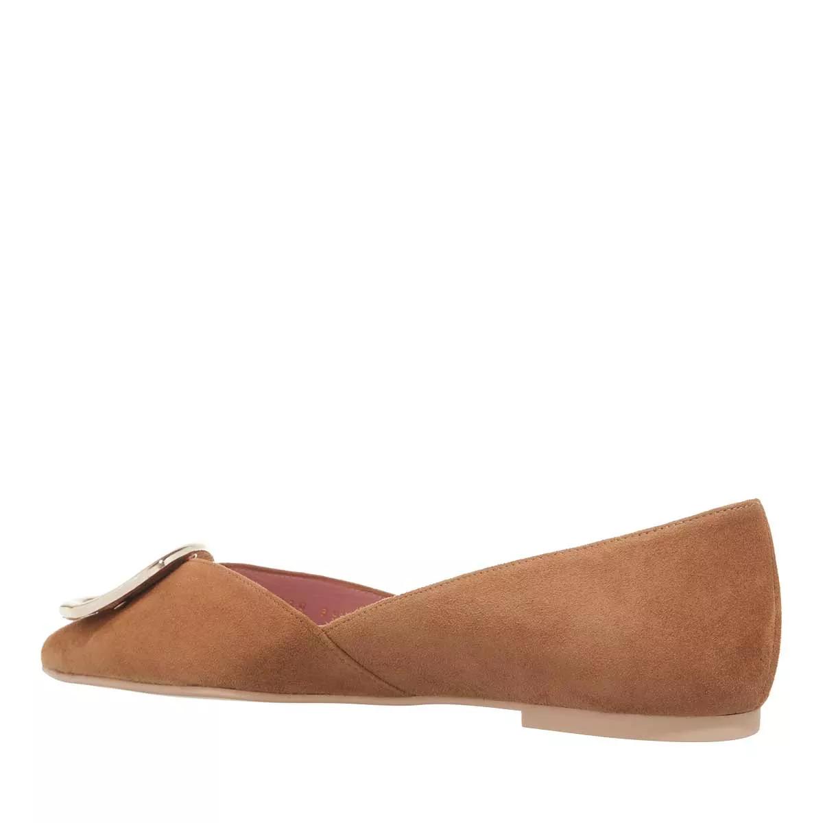 Suede ballerinas on sale