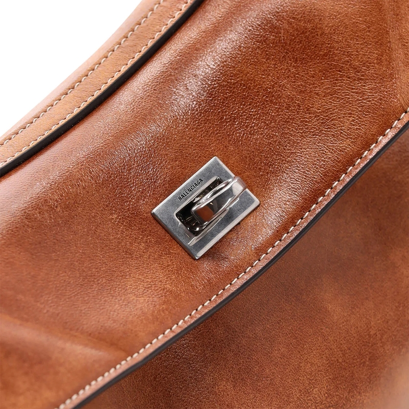 Balenciaga Schooltas Tasche Rodeo Small aus Lammleder braun(Image 5)