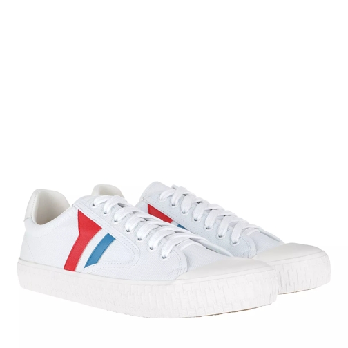 Celine Plimsole Sneaker Canvas White/Blue/Red Low-Top Sneaker