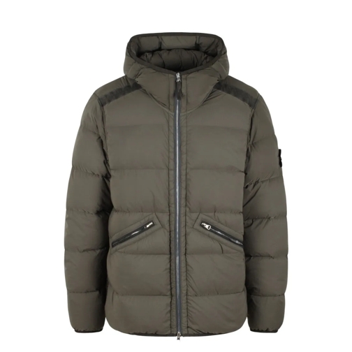 Stone Island Seamless Tunnel Nylon Down Green Piumini