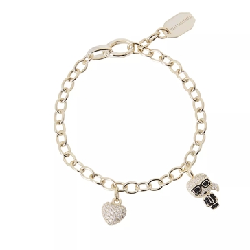 Karl Lagerfeld Ikonik Multi-Charm Bracelet - Gold