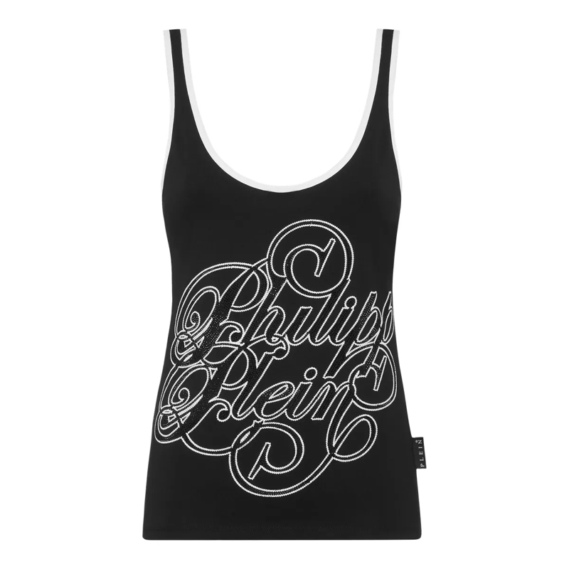 Philipp Plein Top Tanktop schwarz