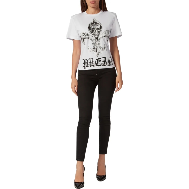 Philipp Plein T-Shirt T-Shirt Chrome weiss(Image 5)