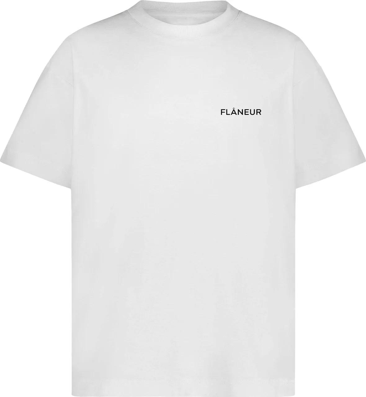 Thumbnail - Flâneur - Logo T-Shirt White - Größe S - weiß