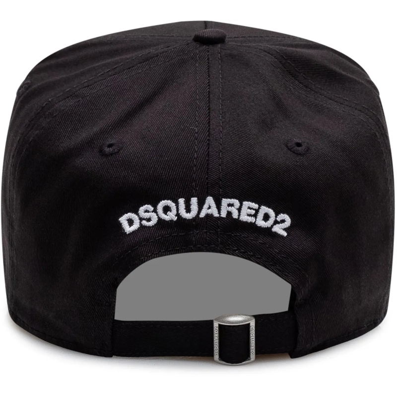 Dsquared2  Cappellino da Baseball con Logo Ricamato schwarz(Image 3)