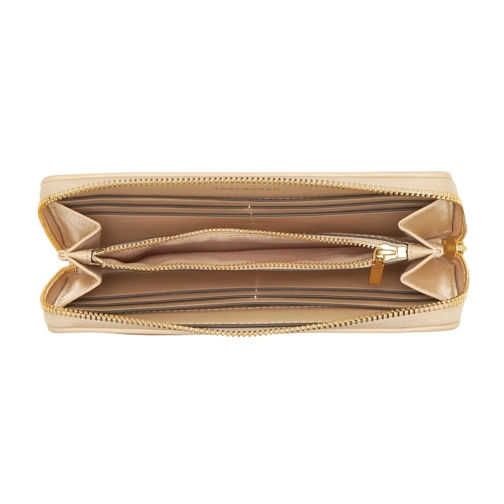 Tory Burch Portemonnaie mit Zip-Around-Reißverschluss Kira Diamond Quilt Zip Continental Wallet Vanilla Soft Serve (Image 5)