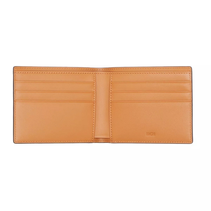 Mcm orange outlet wallet