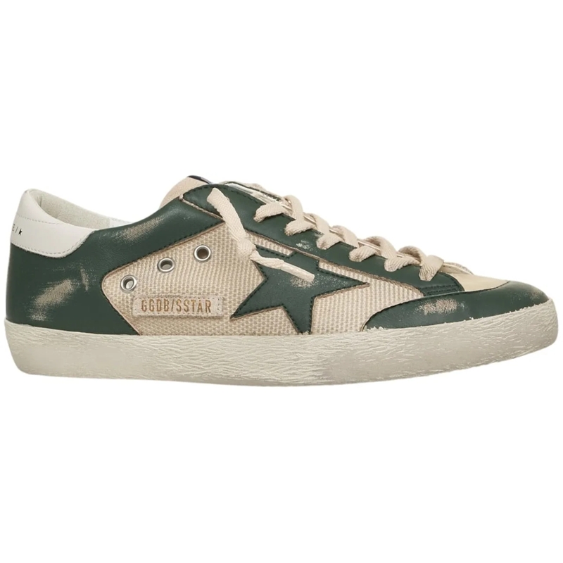 Golden Goose Low-Top-Sneaker Sneakers 'Super-Star Penstar' grün