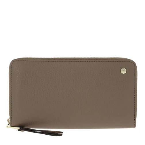Abro Wallets Taupe Continental Wallet