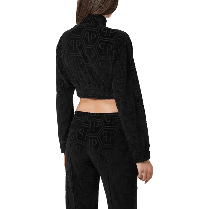 Philipp Plein Daunenjacke Jogging Jacket Monogram schwarz(Image 2)