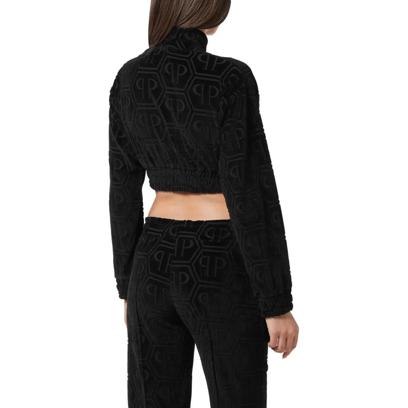 Philipp Plein Daunenjacke Jogging-Jacke Monogram schwarz(Image 5)