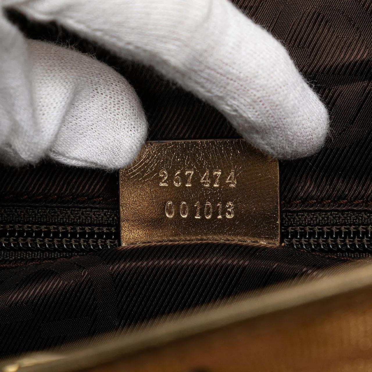 Thumbnail - Gucci Shopper - GG Canvas Web Tote - Gr. unisize - in Gold - für Damen