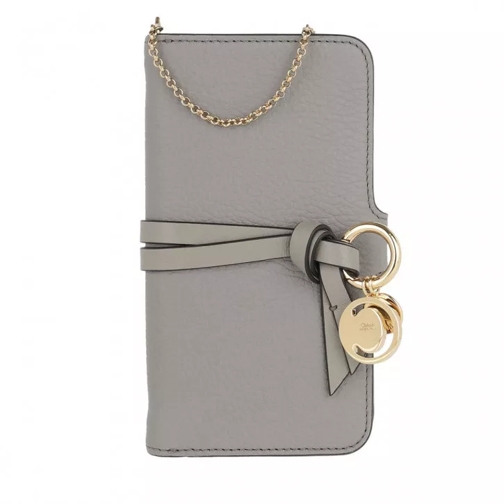 Chloé Smart Phone Holder Cashmere Grey Phone Bag
