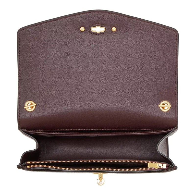 Mulberry Crossbody Bag Darley Classic Grain Small Cross Body Bag Oxblood(Image 6)