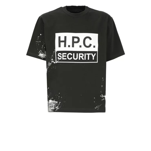 Heron Preston Black T-Shirt With Print Black 