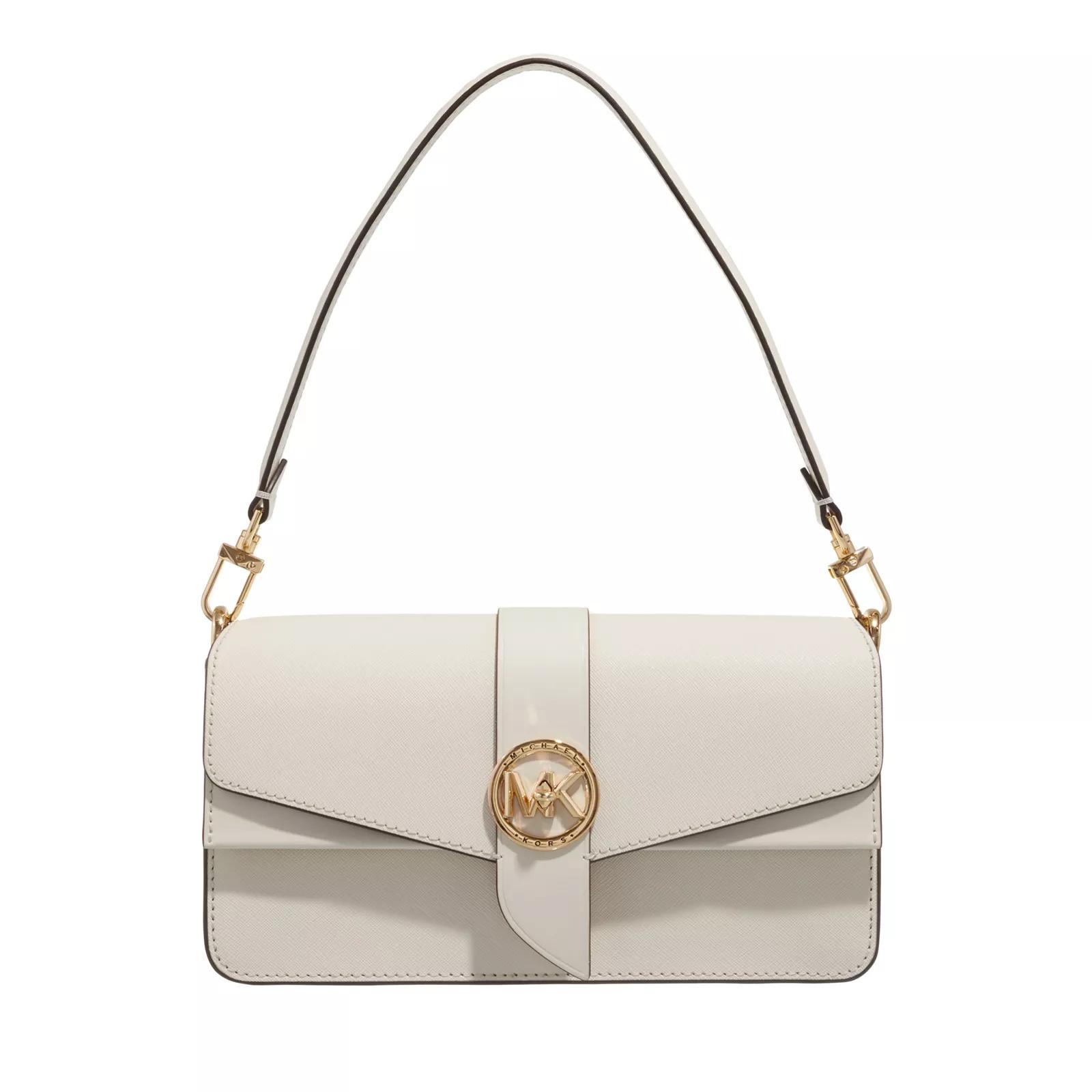 Michael Kors Hobo Bags - Greenwich Shoulder Bag - Gr. unisize - in Creme - für Damen