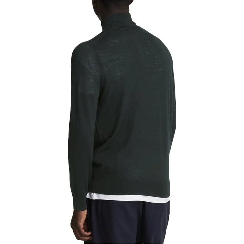 LYLE & SCOTT  Lyle & Scott Tonal Eagle Merino Quarter Zip Ju schwarz(Image 10)