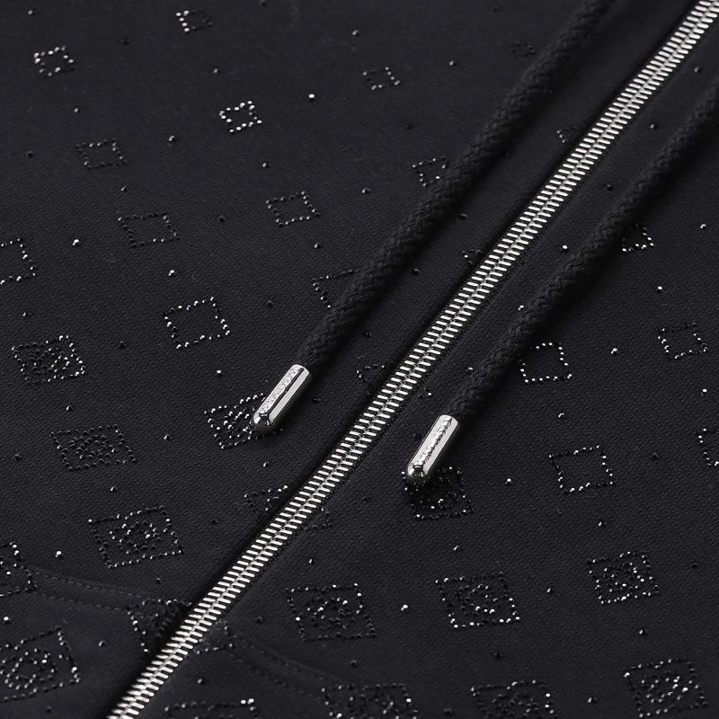 Casablanca Übergangsjacke Jacke mit Glitzerdetails schwarz(Image 5)