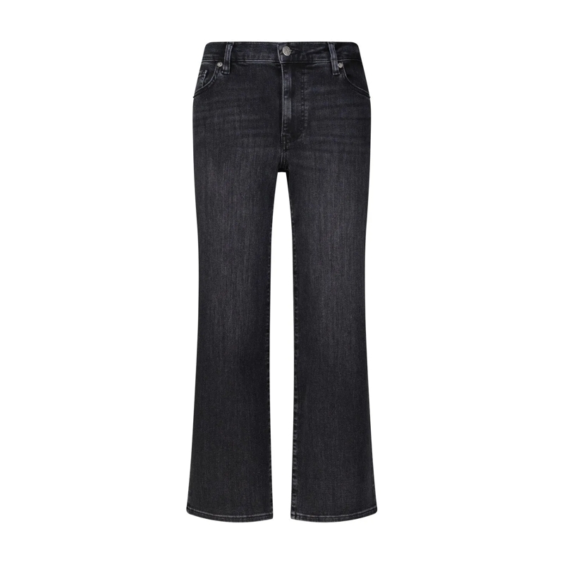 FRAME Jeans Wide-Leg Jeans The Mellow Anthrazit