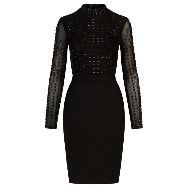 Kraimod Abendkleid Bandagekleid schwarz