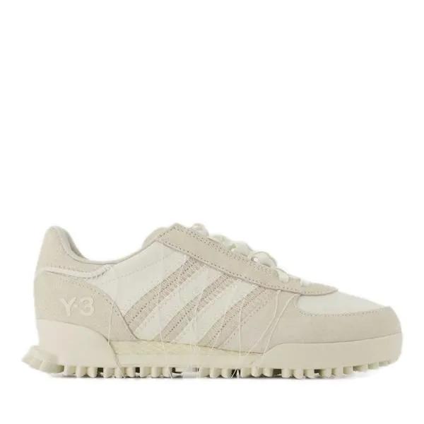 Y 3 Marathon Tr Sneakers Off White Leather Neutrals sneaker basse