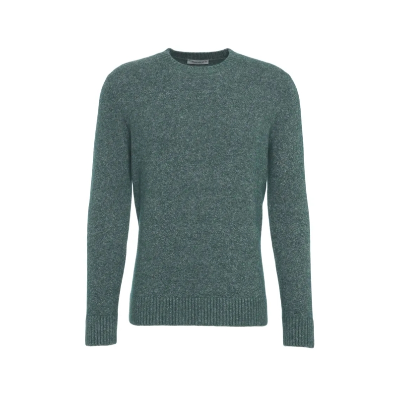 Kangra Pullover Ribbed Cuff Round Neck Sweater Grey