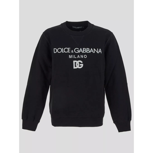 Dolce&Gabbana Cotton Sweatshirt Black 