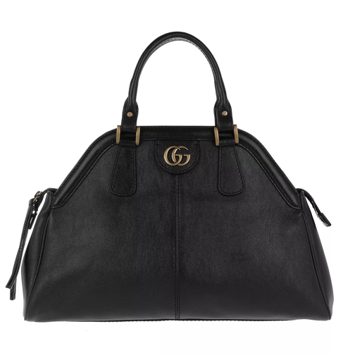 Gucci ReBelle Medium Top Handle Bag Black Tote