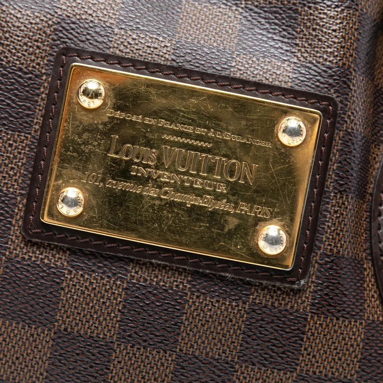 Thumbnail - Louis Vuitton Shopper - Damier Ebene Hampstead MM - Gr. unisize - in Braun - für Damen