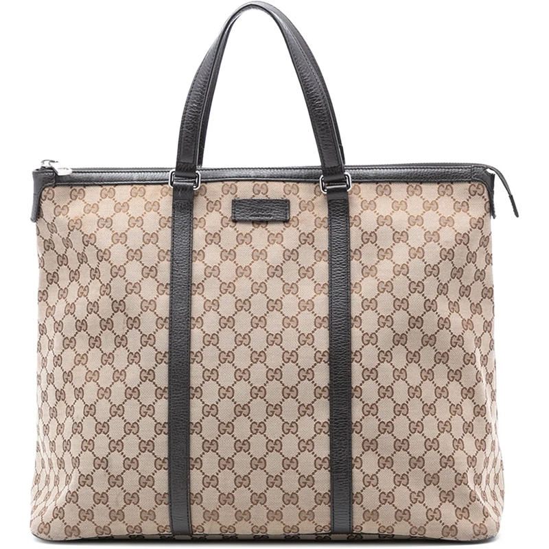 Gucci Shopper GG Canvas Tote braun