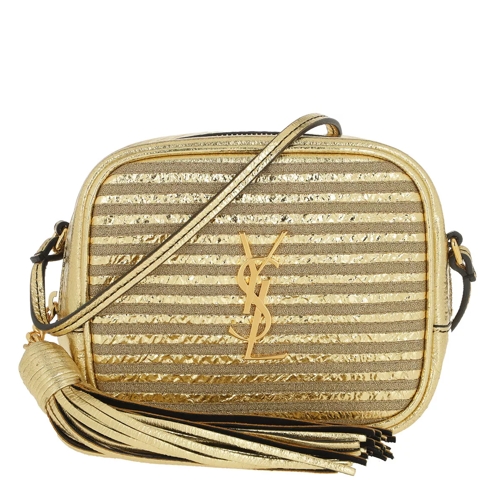 Saint Laurent Mini Blogger Shoulder Bag Gold Crossbody Bag