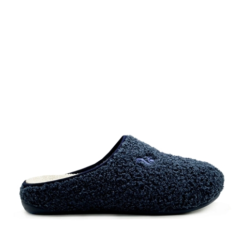 thies Pantoffel thies 1856 ® Rec Teddy Slipper navy (W/X) mehrfarbig