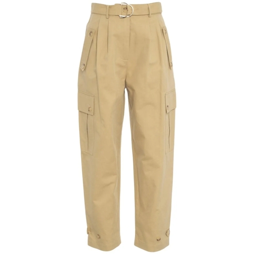 LIU JO Pantalons Cropped cargo pants braun