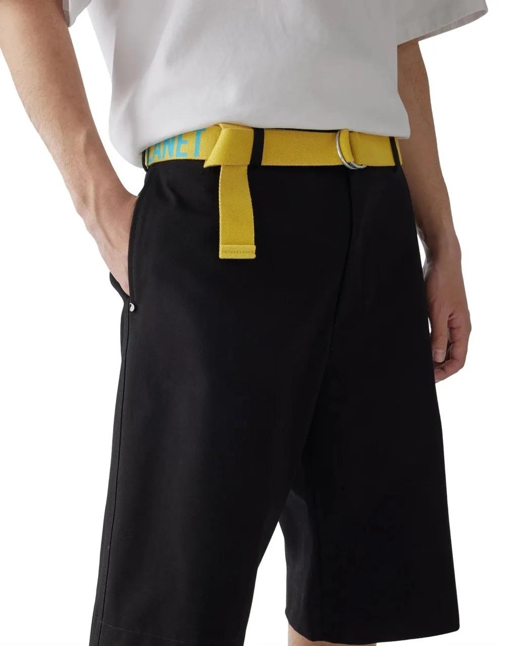 Thumbnail - Dsquared2 Gürtel - One Life One Planet Logo Tape Belt - Gr. ONE SIZE - in Gelb - für Damen