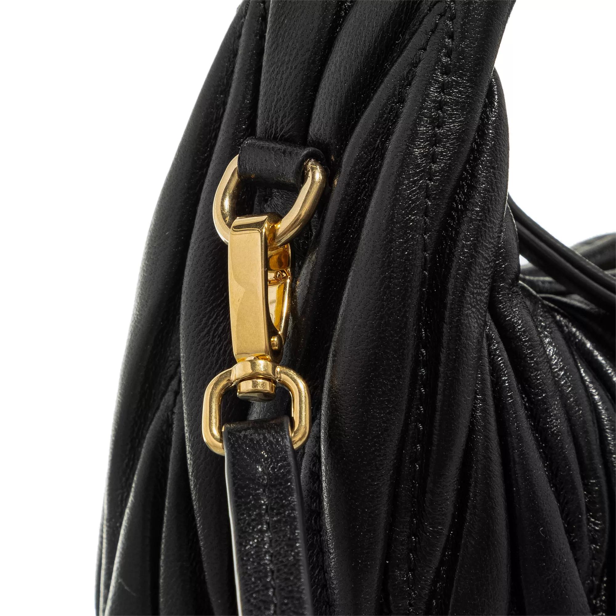 Miu Hobo bags Wander Mini With Strap Bag in zwart